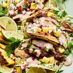 Tacos jerk chicken